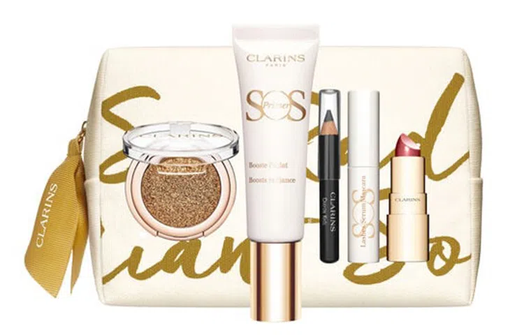 娇韵诗 金色化妆套装 修饰肤色