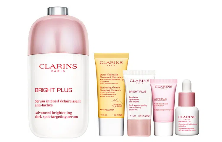 娇韵诗 透亮焕白淡斑匀净精华套装 补水保湿