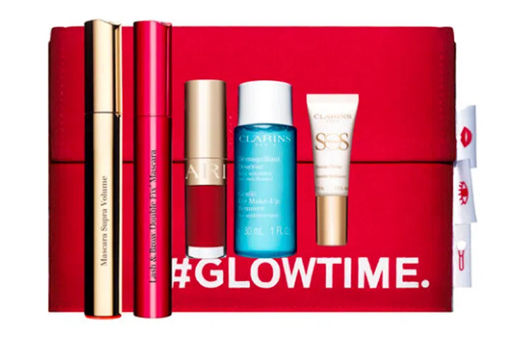 娇韵诗 睫毛膏眼妆彩妆套装 卷翘