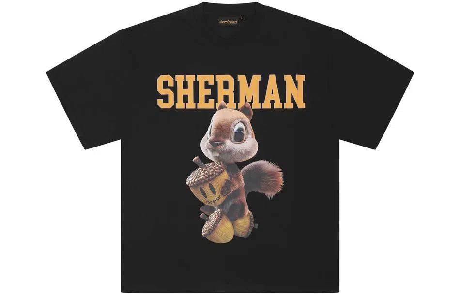 Drew House FW22 3d Sherman Ss Tee Black T