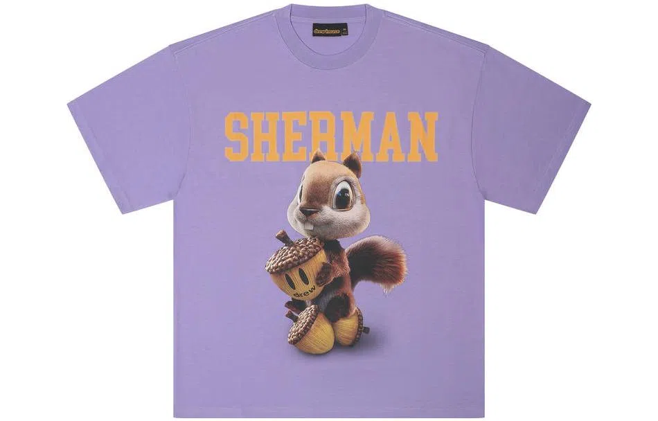 Drew House FW22 3d Sherman Ss Tee Lavender T