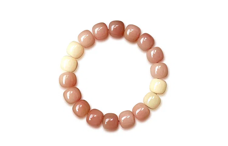 周百福 干枯玫瑰 新中式国潮风清冷感清雅小众念珠变色盘玩绕指佛珠手饰文玩 菩提根 手串 男女同款情侣款