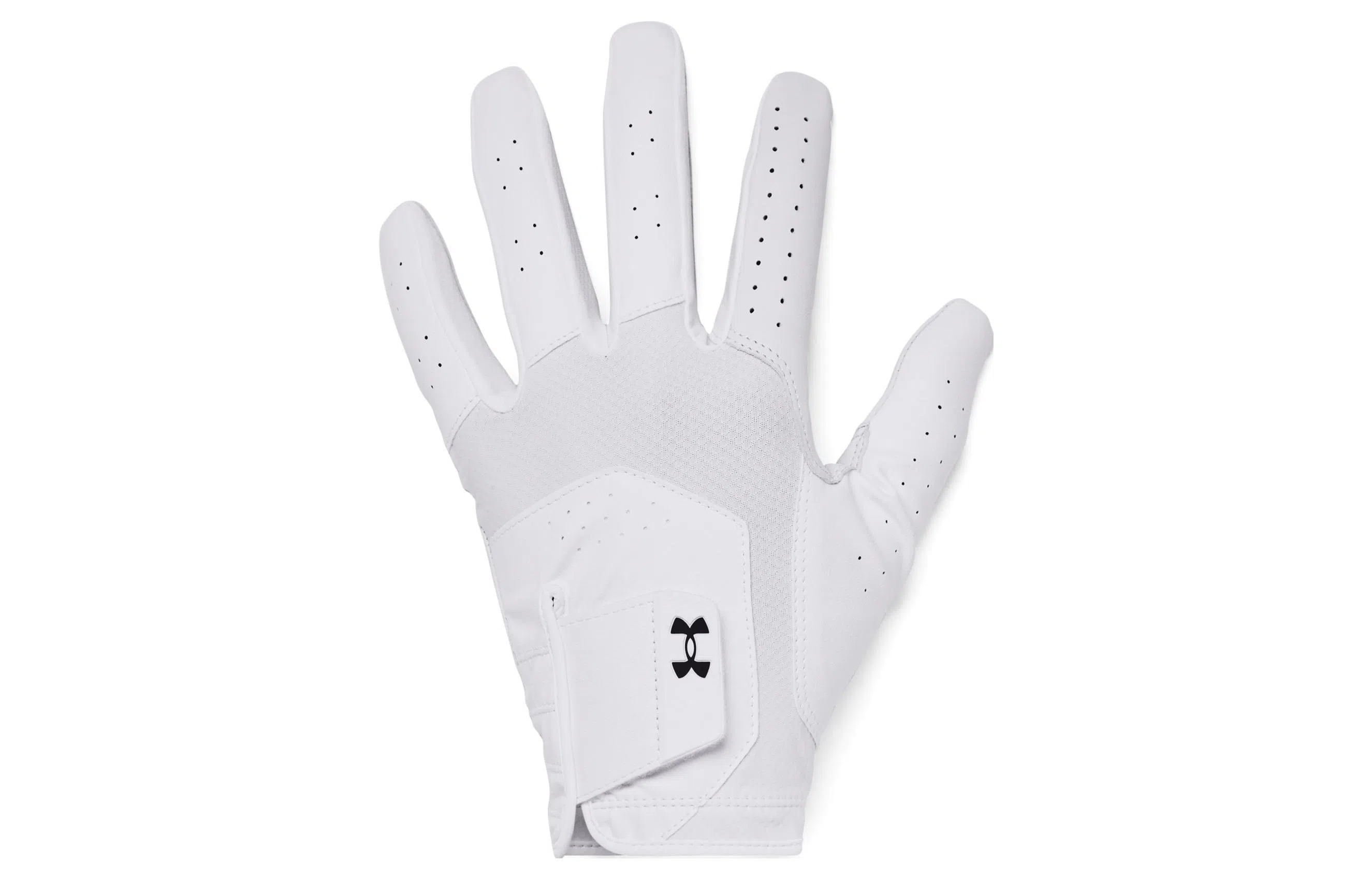 Under Armour Logo Gloves White