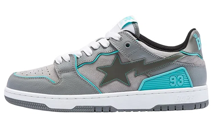 A BATHING APE SK8 Low Grey