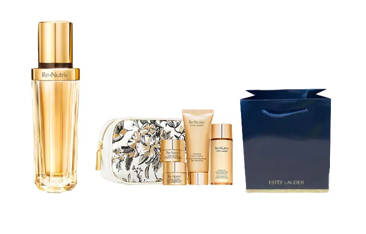 雅诗兰黛 白金级蕴能黑钻光璨肌活精华液套装 补水保湿