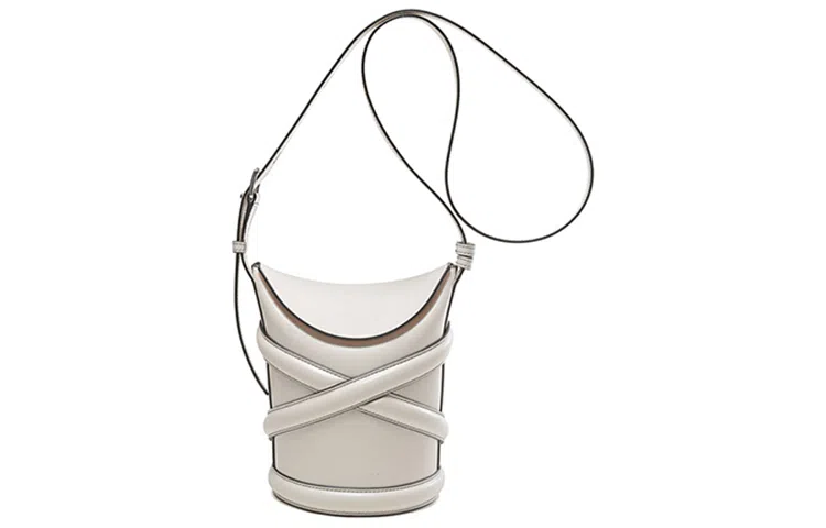 Alexander McQueen THE CURVE BAG Logo