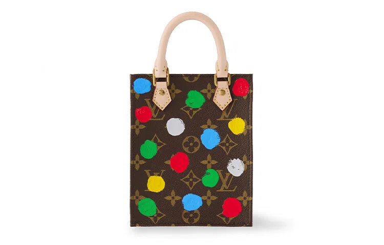 LOUIS VUITTON x Yayoi Kusama Petit Sac Plat Tote