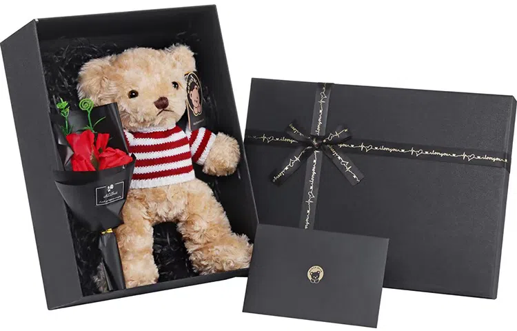 柏文熊 动物 脚印毛衣 挂链款美国毛衣熊 毛绒公仔 玩偶 毛绒公仔