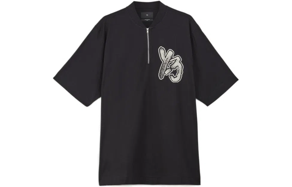 Y-3 SS23 Logo Half-Zip T-Shirt