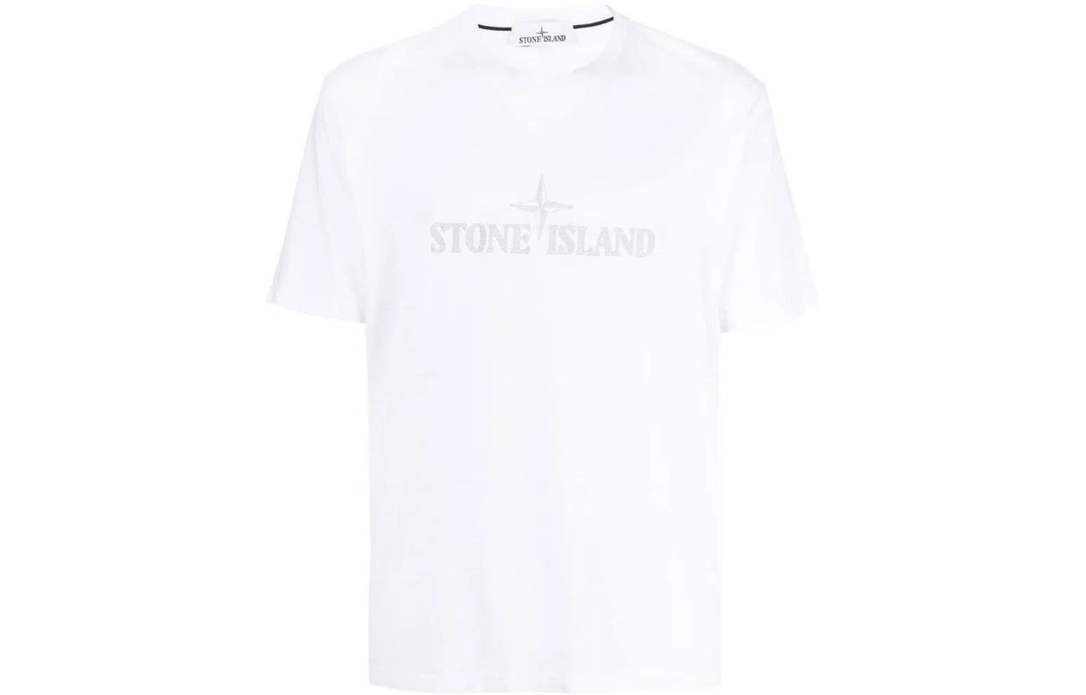 Stone Island SS23 Letter Logo Crewneck Tee White