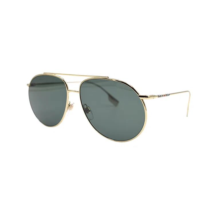 Burberry B. Stripe Aviator Sunglasses