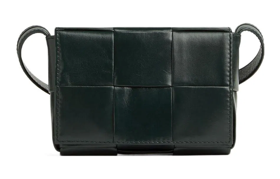 Bottega Veneta Cassette Pillow Bag Dark Green
