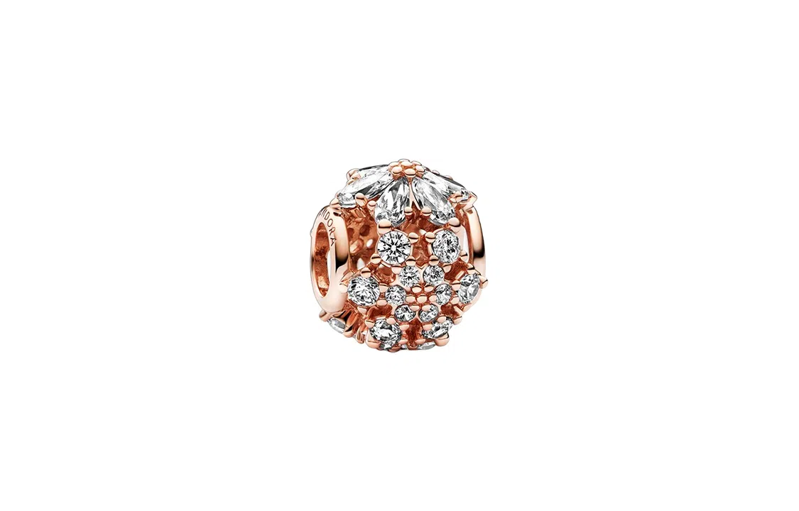 Pandora Shining Herbarium Charm Rose Gold