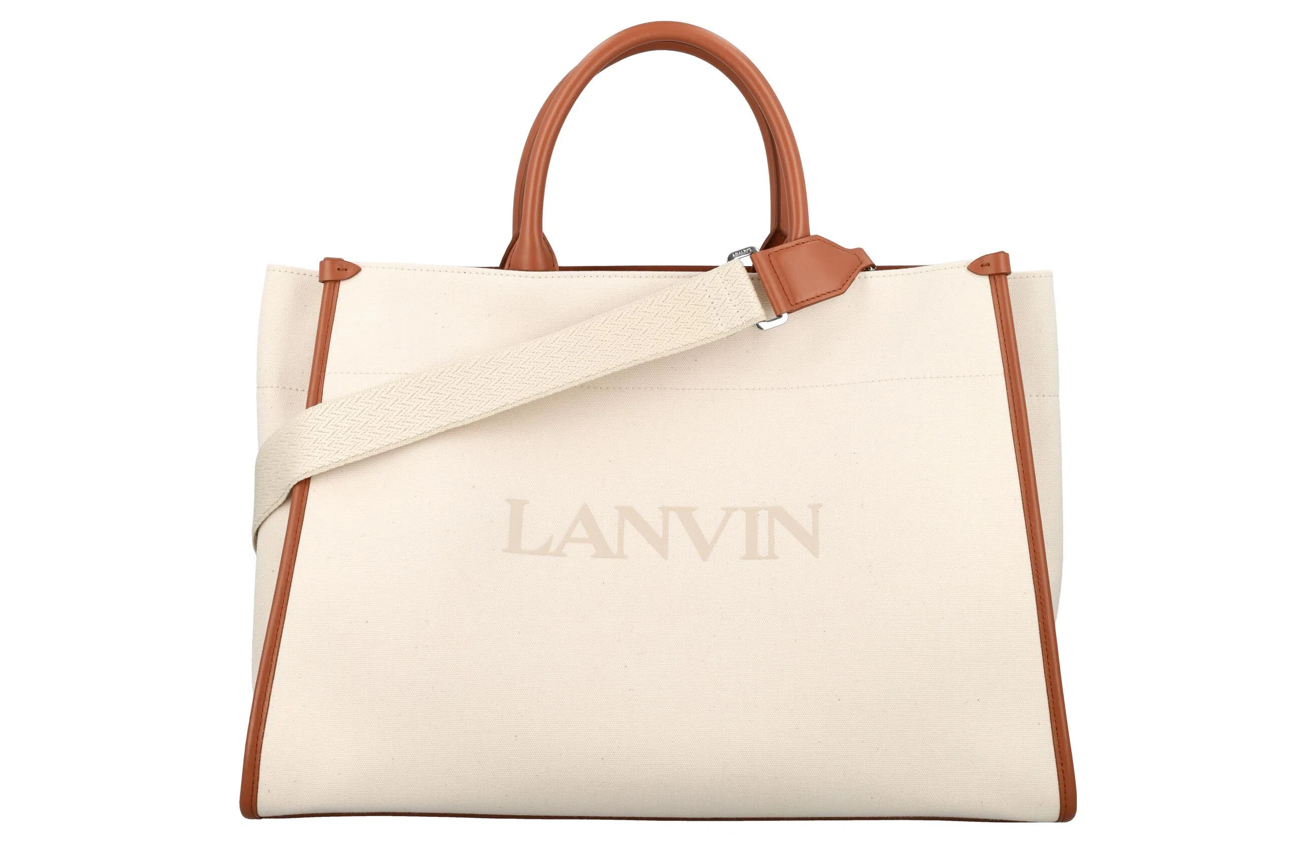 Lanvin Tote Bag Beige Camel