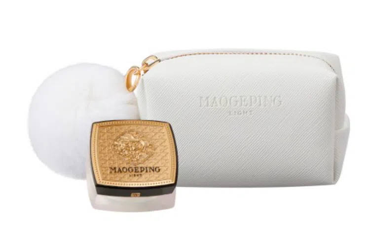 毛戈平 蜜粉+化妆包套装 易上色