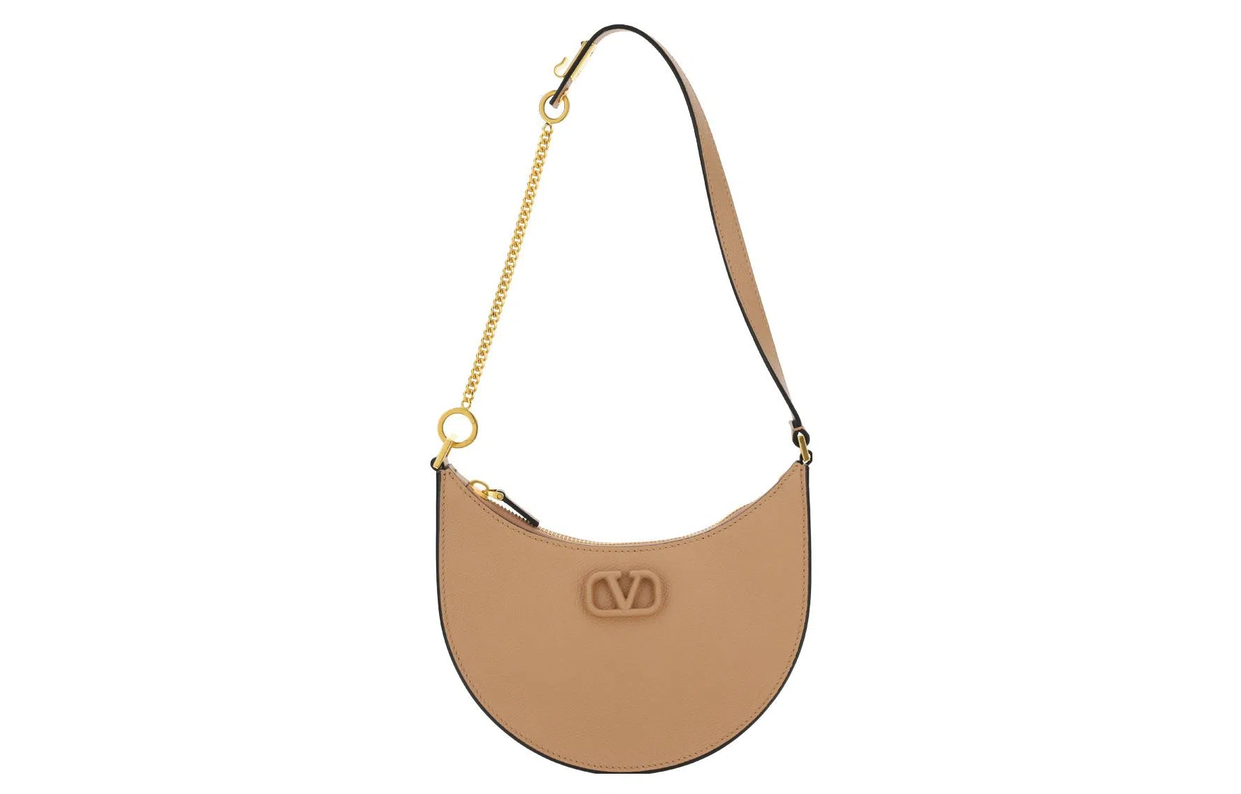 Valentino Vlogo Signature Hobo Bag Cinnamon Pink