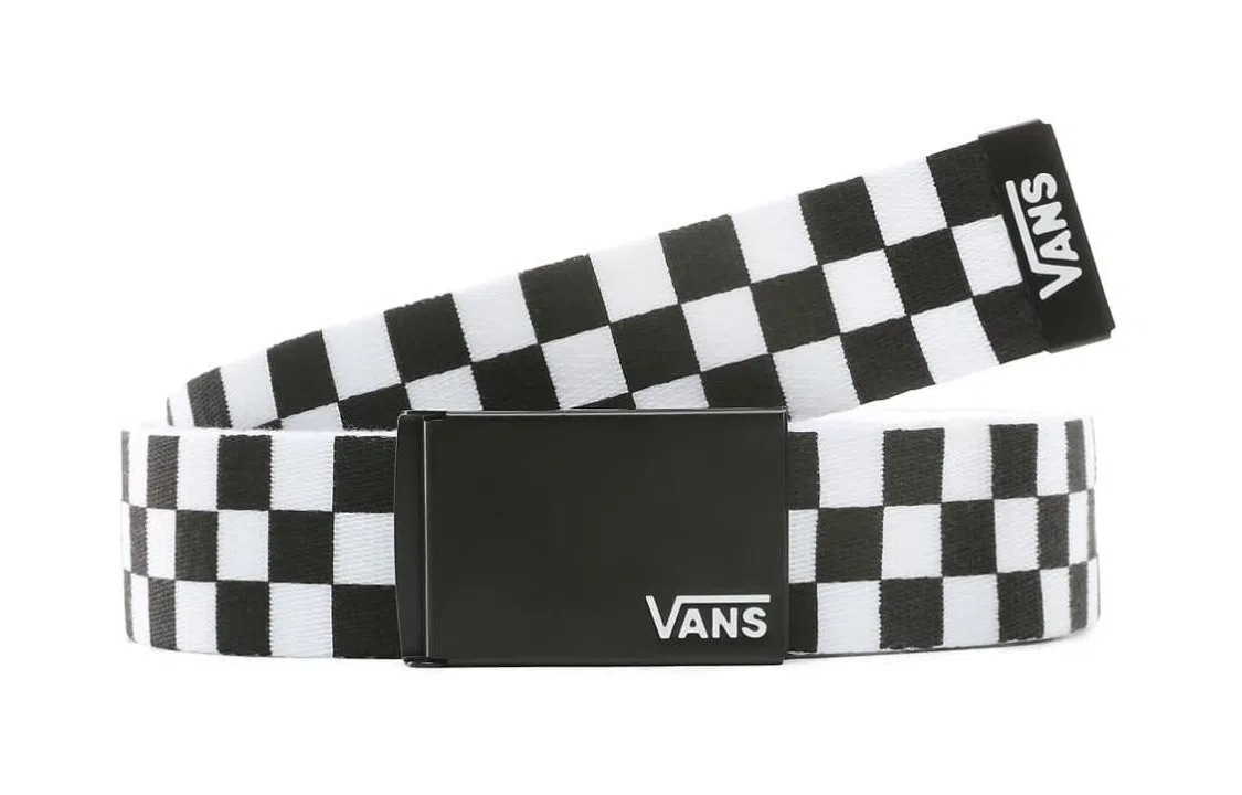 Vans Checkered Woven Belt Black