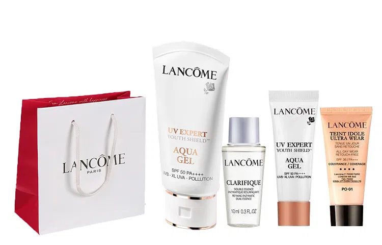 兰蔻 小白管轻透水漾防晒乳套装 防晒