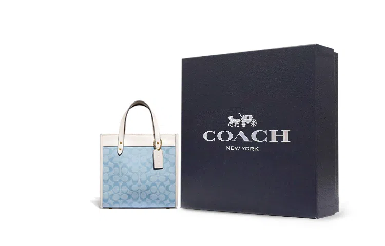 COACH Field 22 Chambray Tote