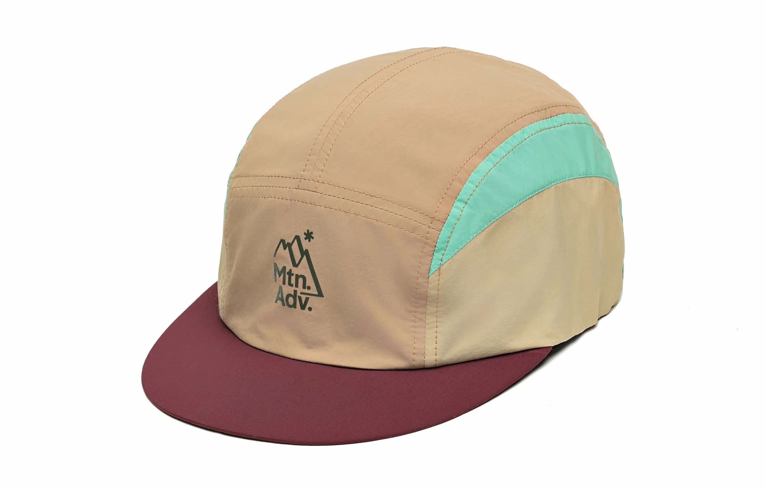 the MAD HATcher Short Brim Colorblock Cap
