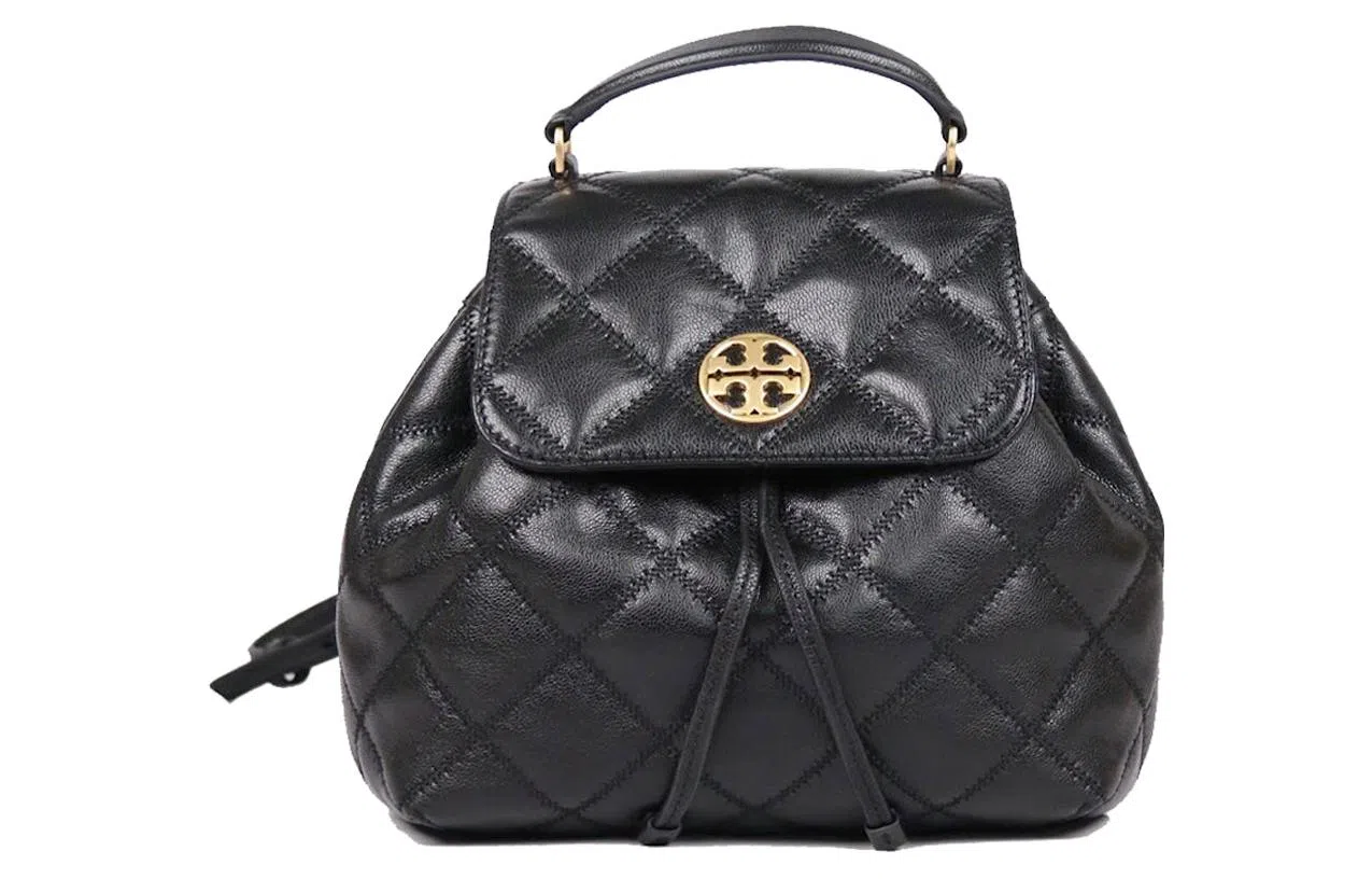 Tory Burch Backpack Black Gold