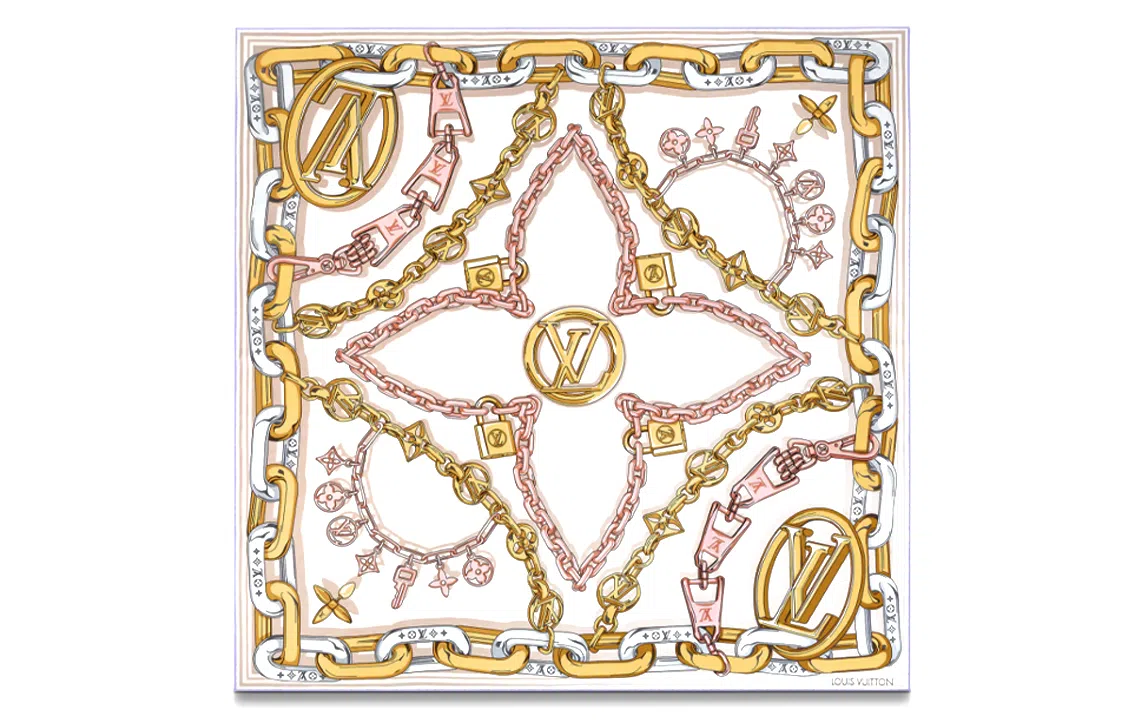 Louis Vuitton Bejeweled Scarf