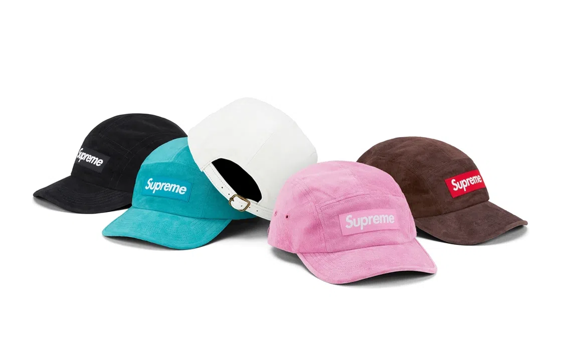 Supreme SS23 Week 1 SUEDE CAMP CAP