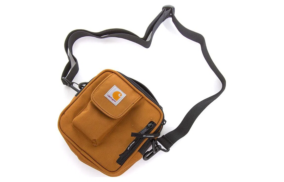 Carhartt WIP Essentials Logo Crossbody Bag Brown