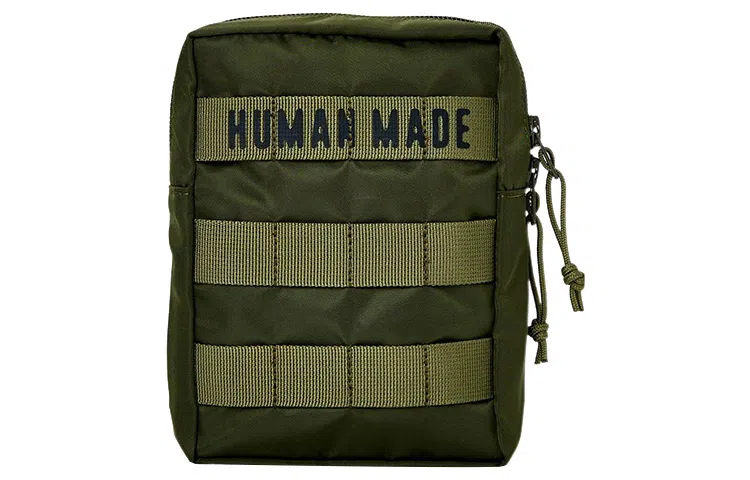 HUMAN MADE Nylon Shoulder Bag Olive Green