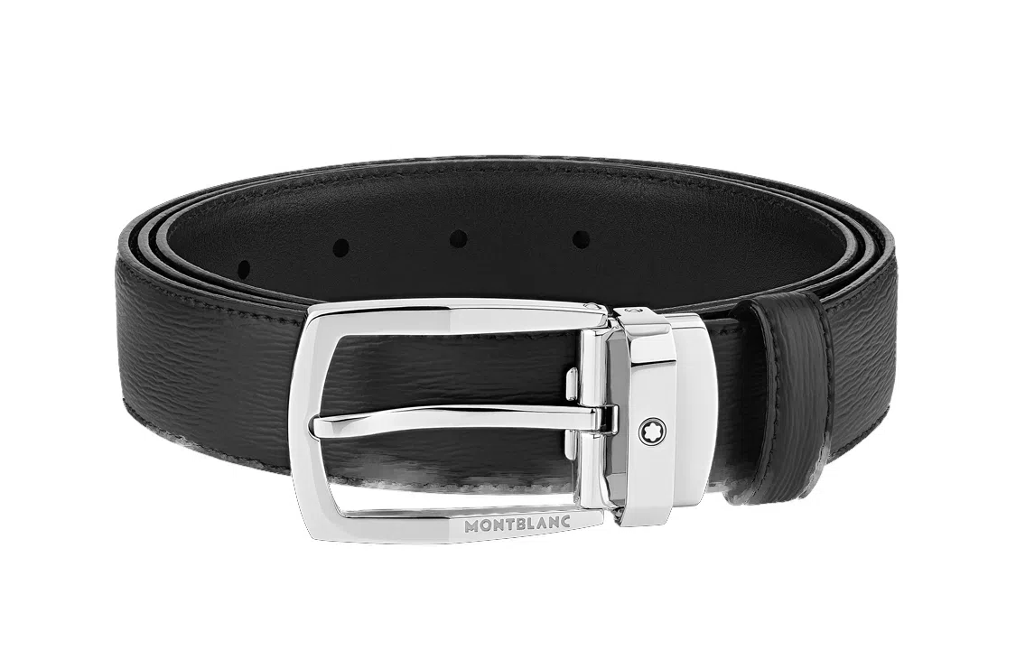 Montblanc Classic Belt Black 3cm