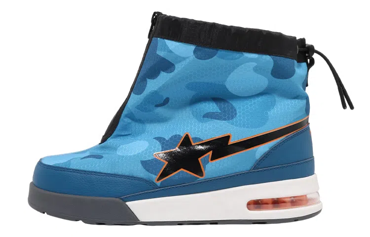 HONEYCOMB x A BATHING APE STA High-Top Blue