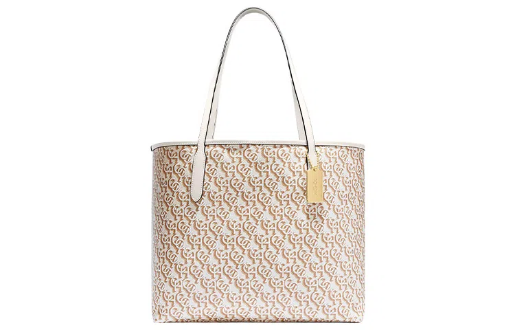 COACH City Tote Chalk White