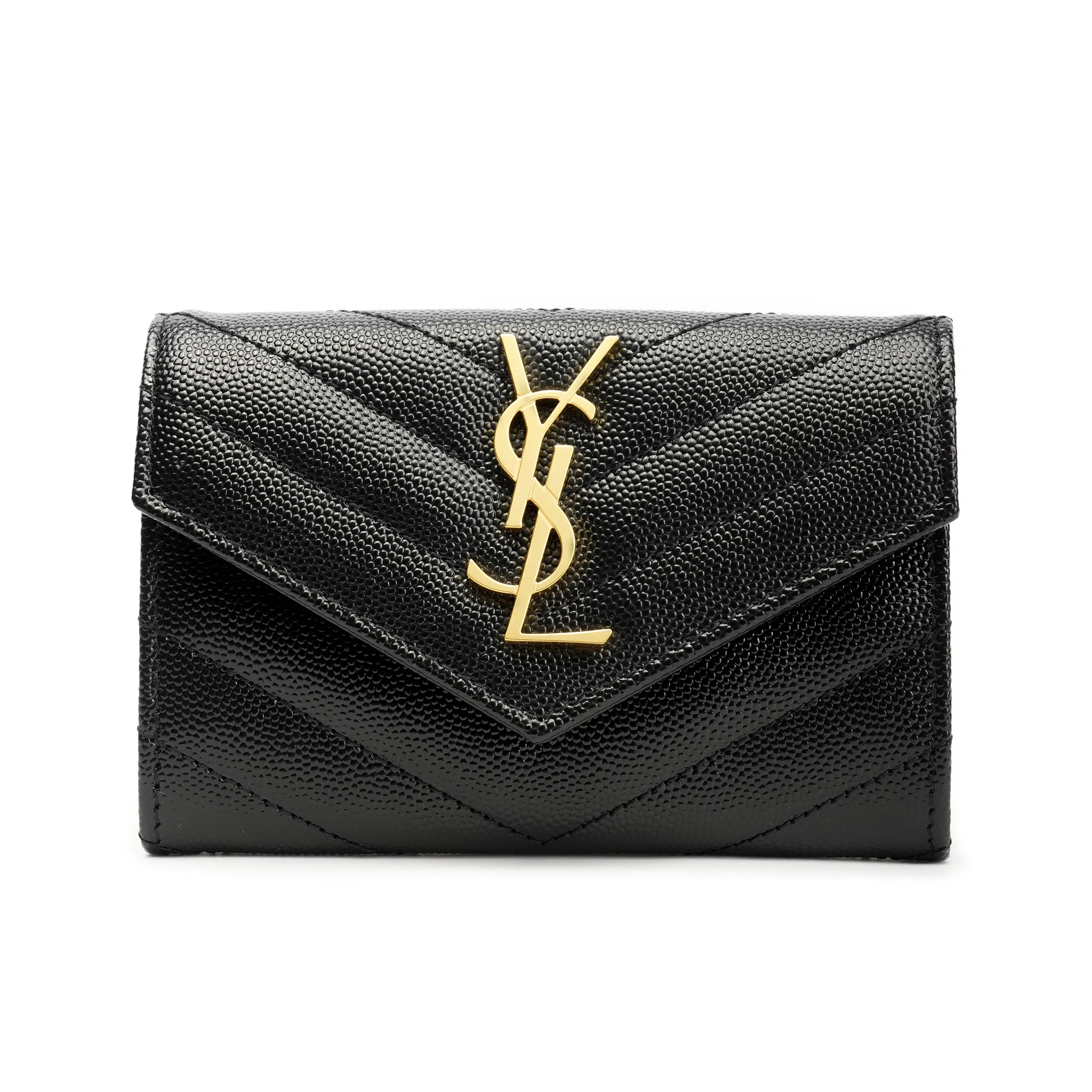 Saint Laurent Envelope Wallet Black