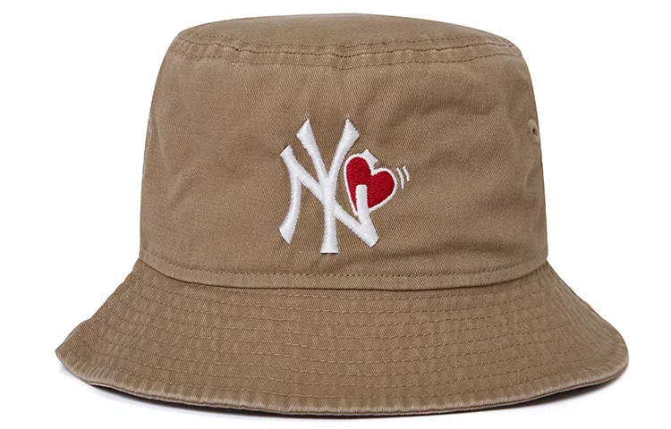 New Era MLB Embroidered Heart Cotton Bucket Hat