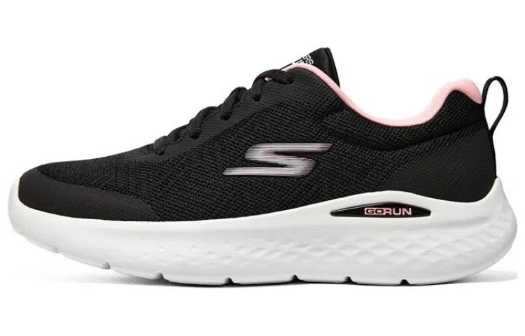 Skechers Go Run Lite Black White Pink