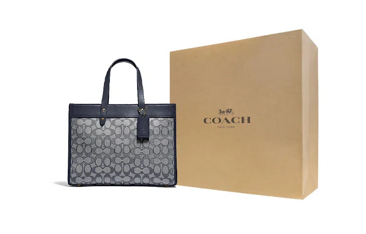 COACH Field 30 Navy Floral
