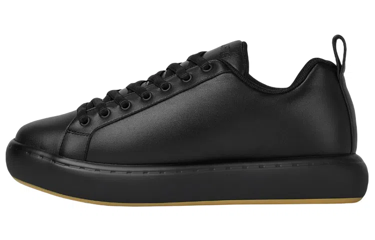 Bottega Veneta Low Top Leather Sneakers Black