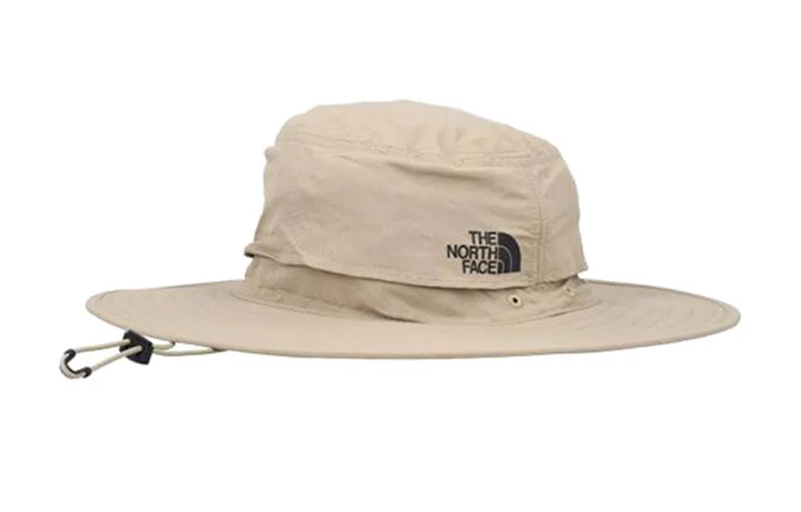 The North Face Logo Bucket Hat Beige