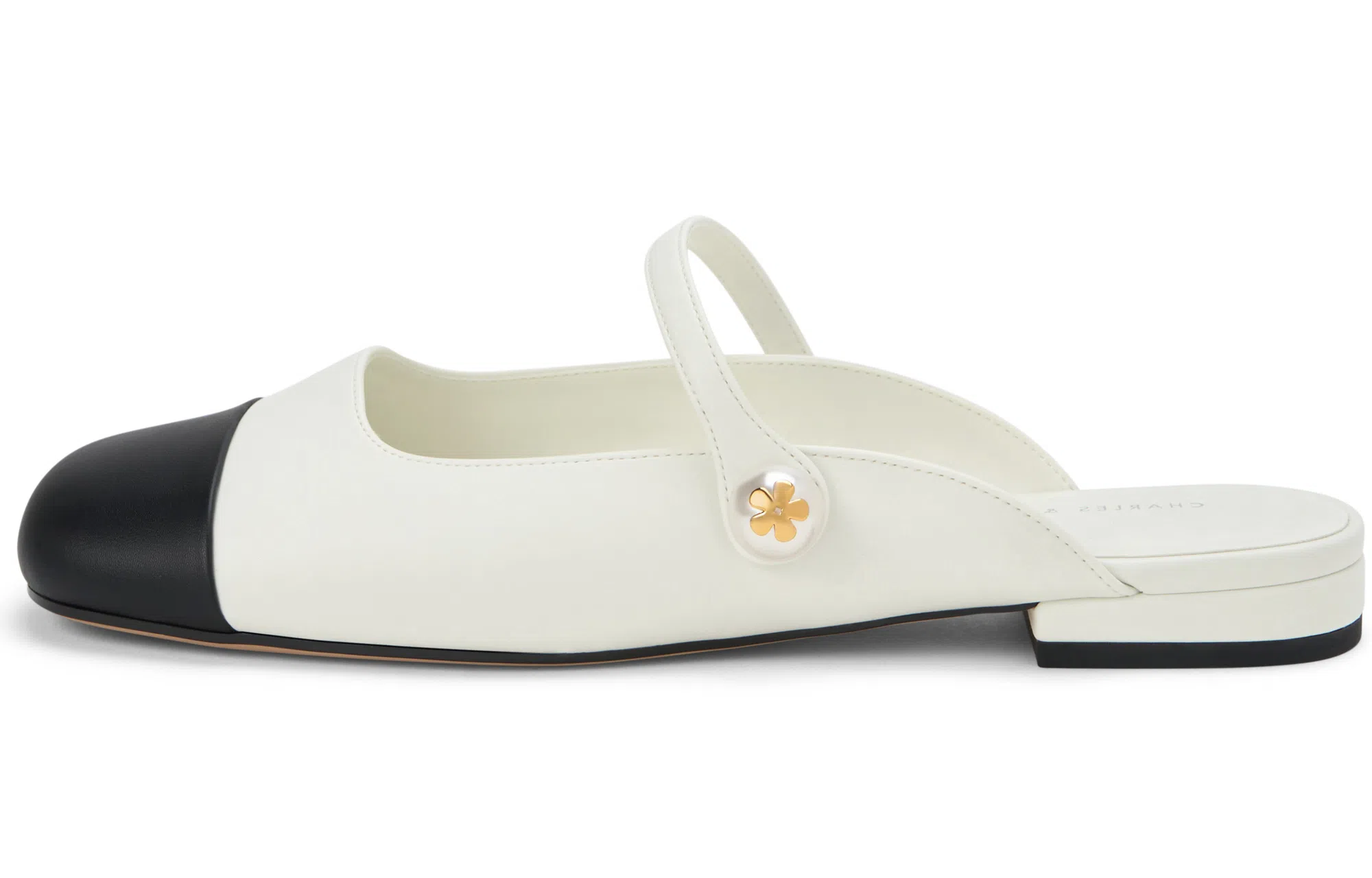 Charles & Keith PU Mules