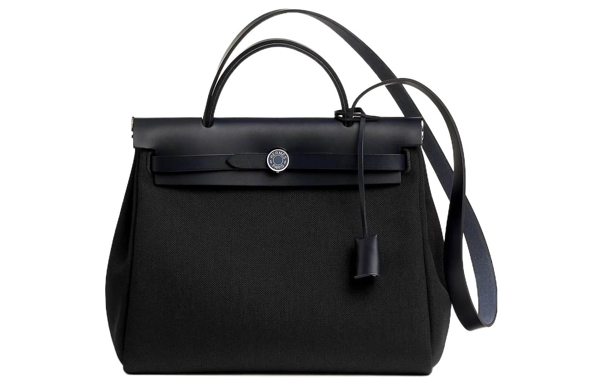 Hermes Herbag Zip 31 Black/Blue