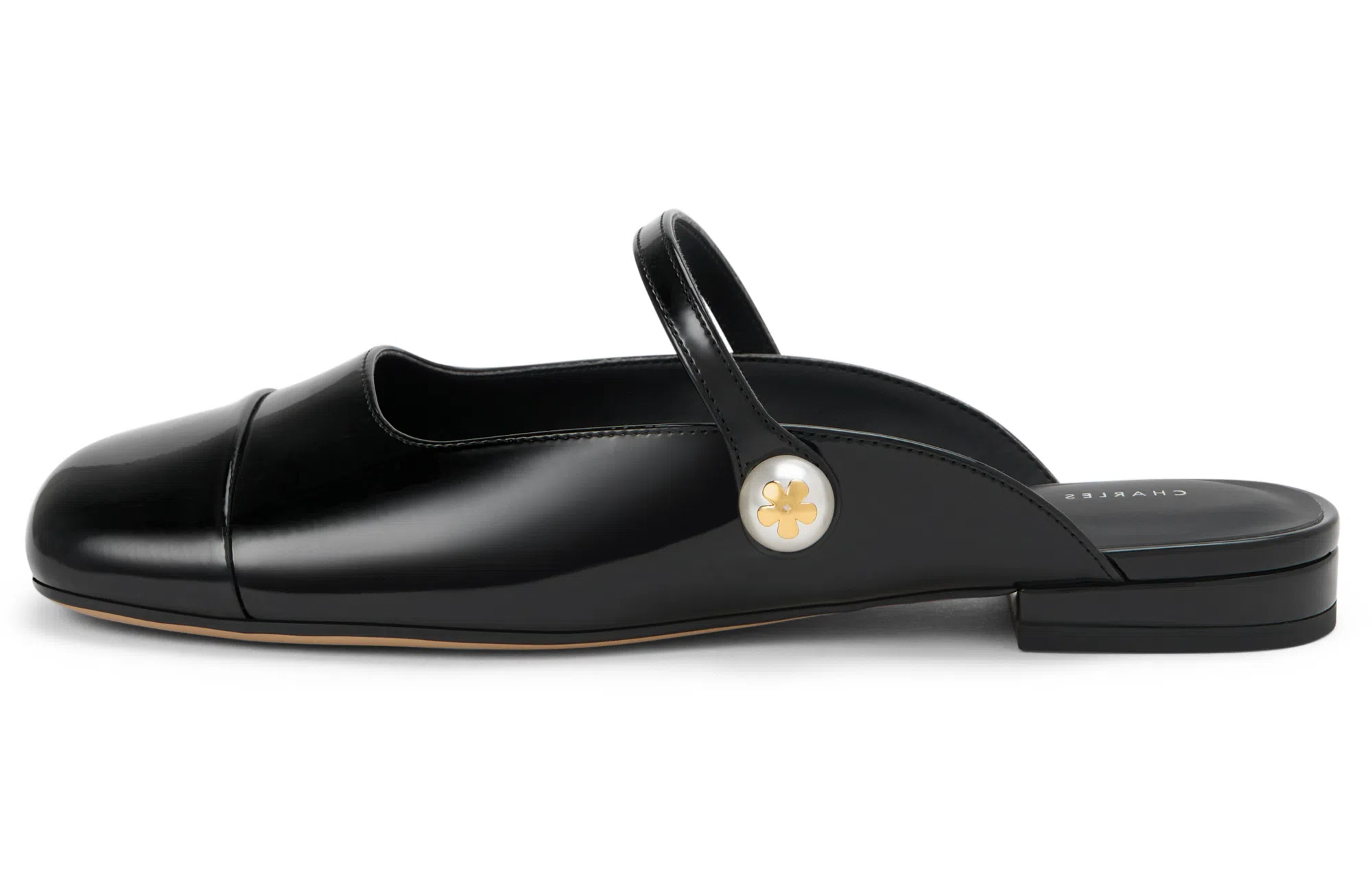 Charles & Keith PU Mules