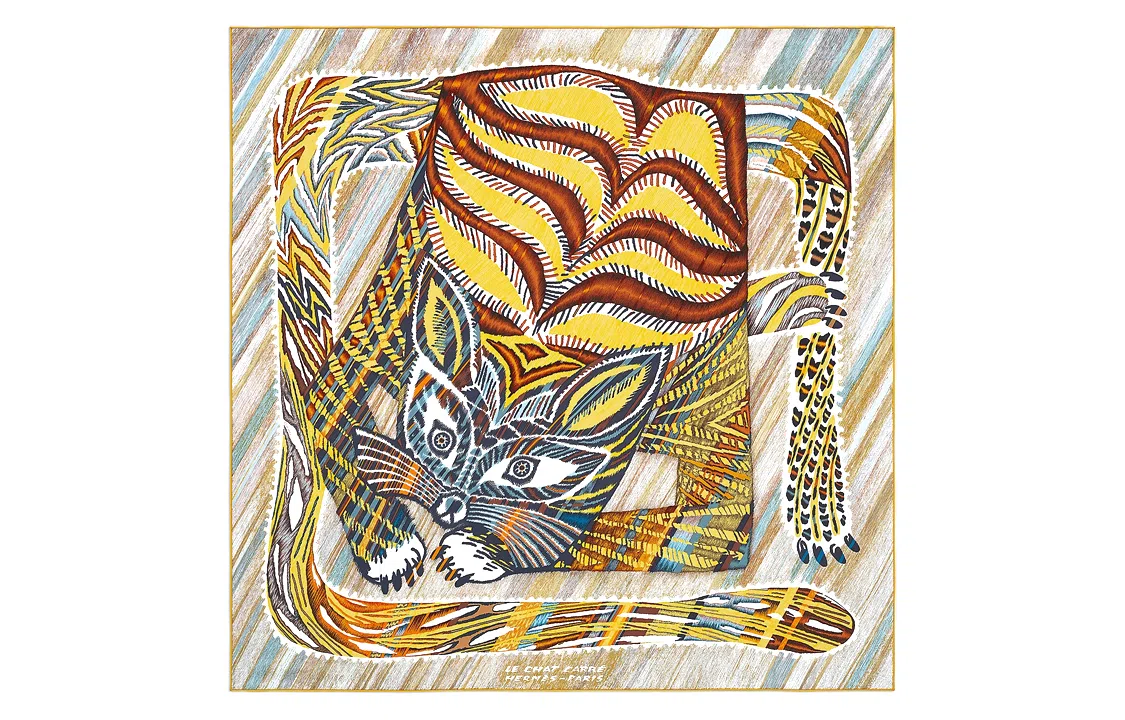 Hermes Le Chat Carre