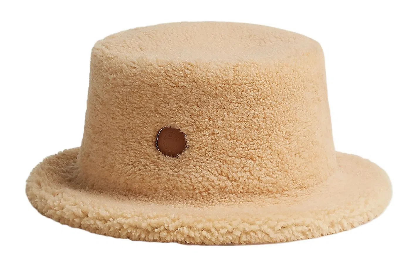 Hermes H Passant Bucket Hat Beige
