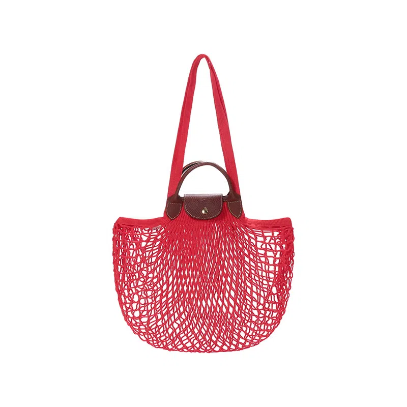 Longchamp Le Pliage Filet Red