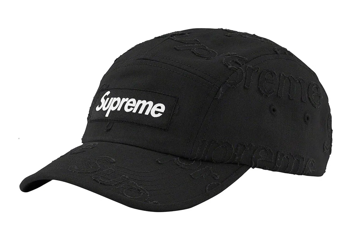 Supreme SS23 Week7 LASERED TWILL CAMP CAP
