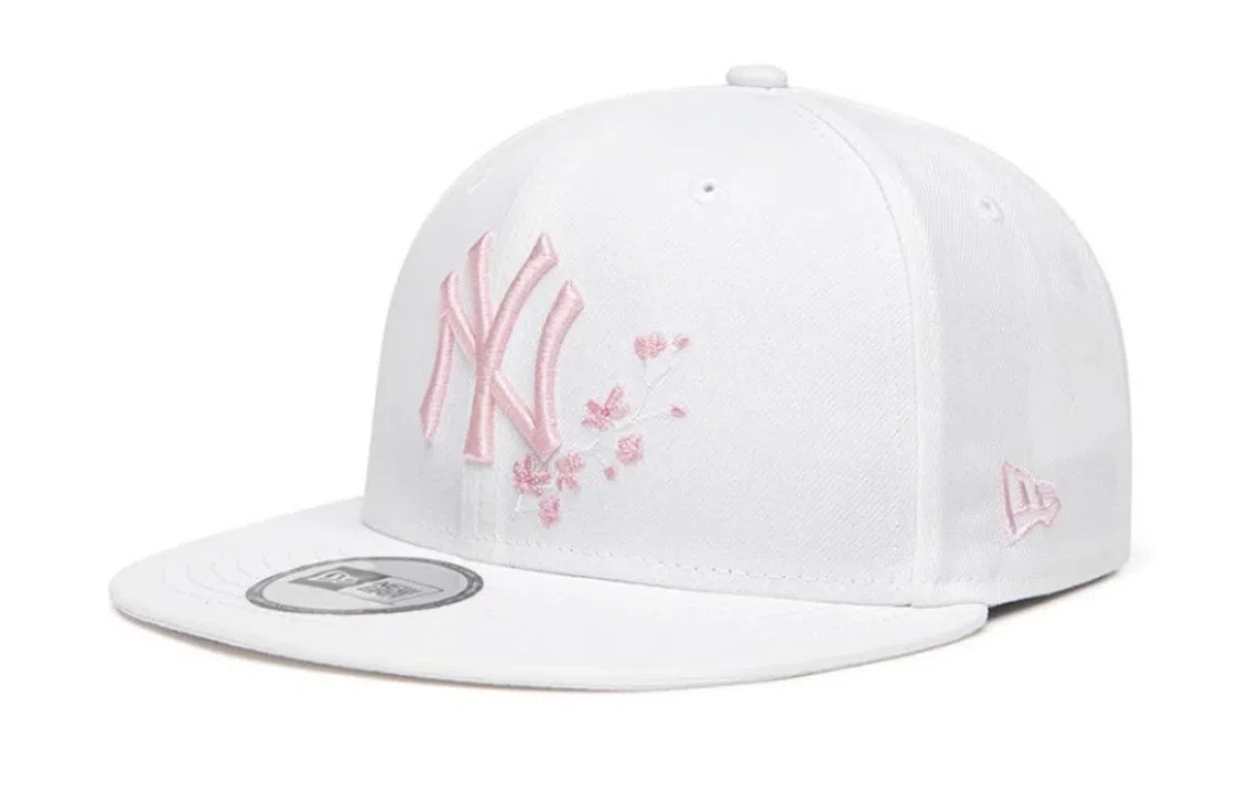 New Era Sakura Embroidery Cap White