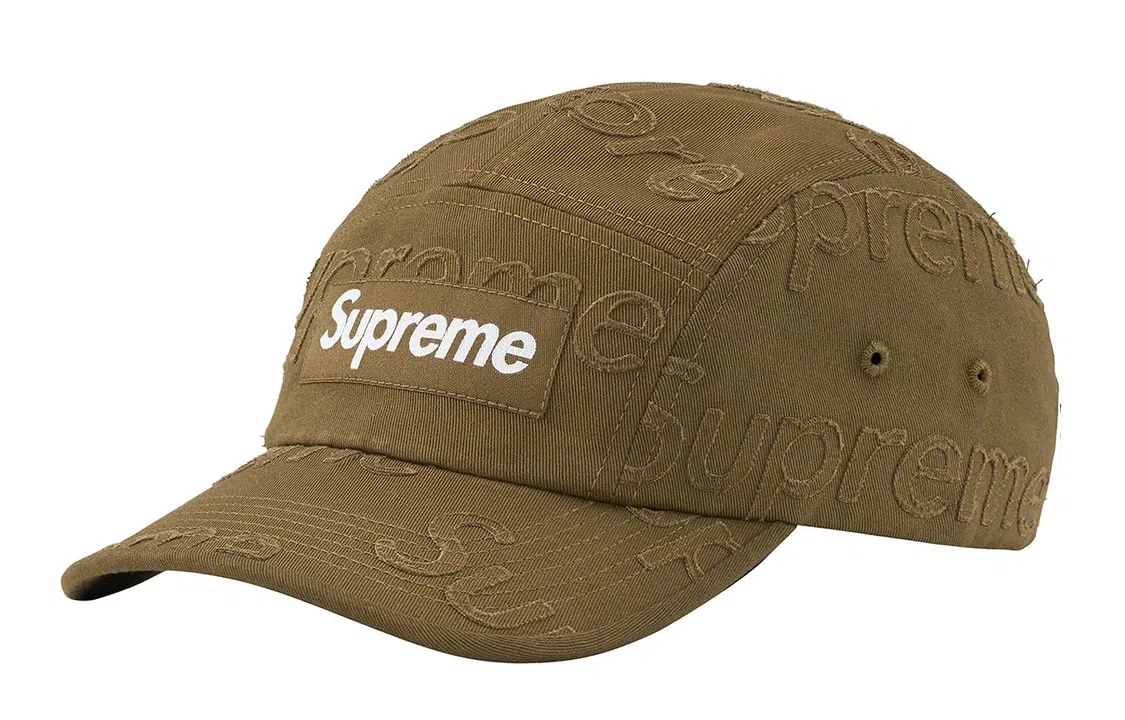 Supreme SS23 Week7 LASERED TWILL CAMP CAP
