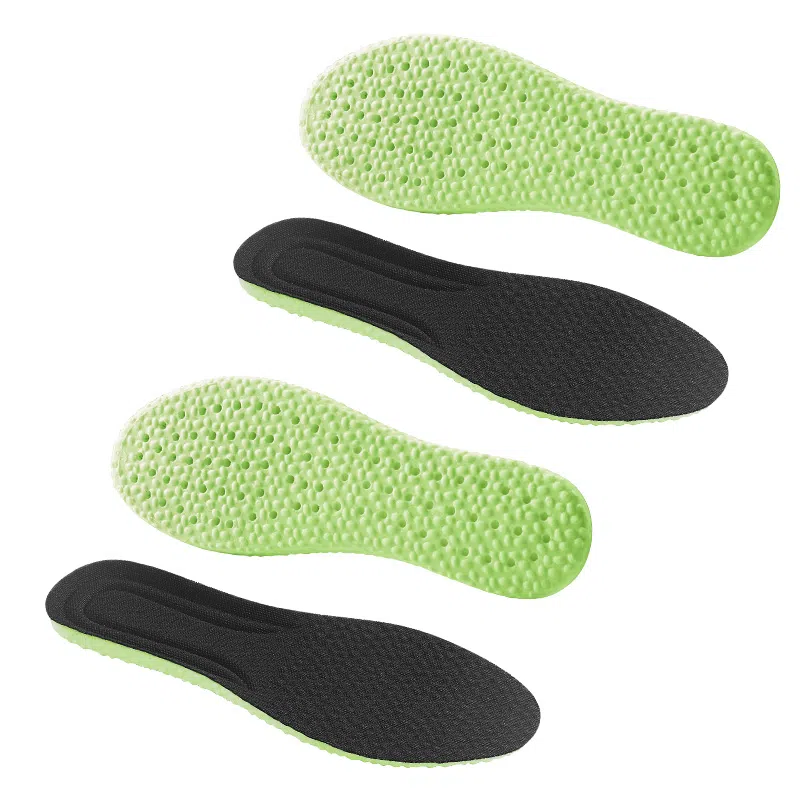 迈高乐 踩屎感艾草运动加厚减震透气防臭软底乳胶爆米花 鞋垫 男女同款情侣款