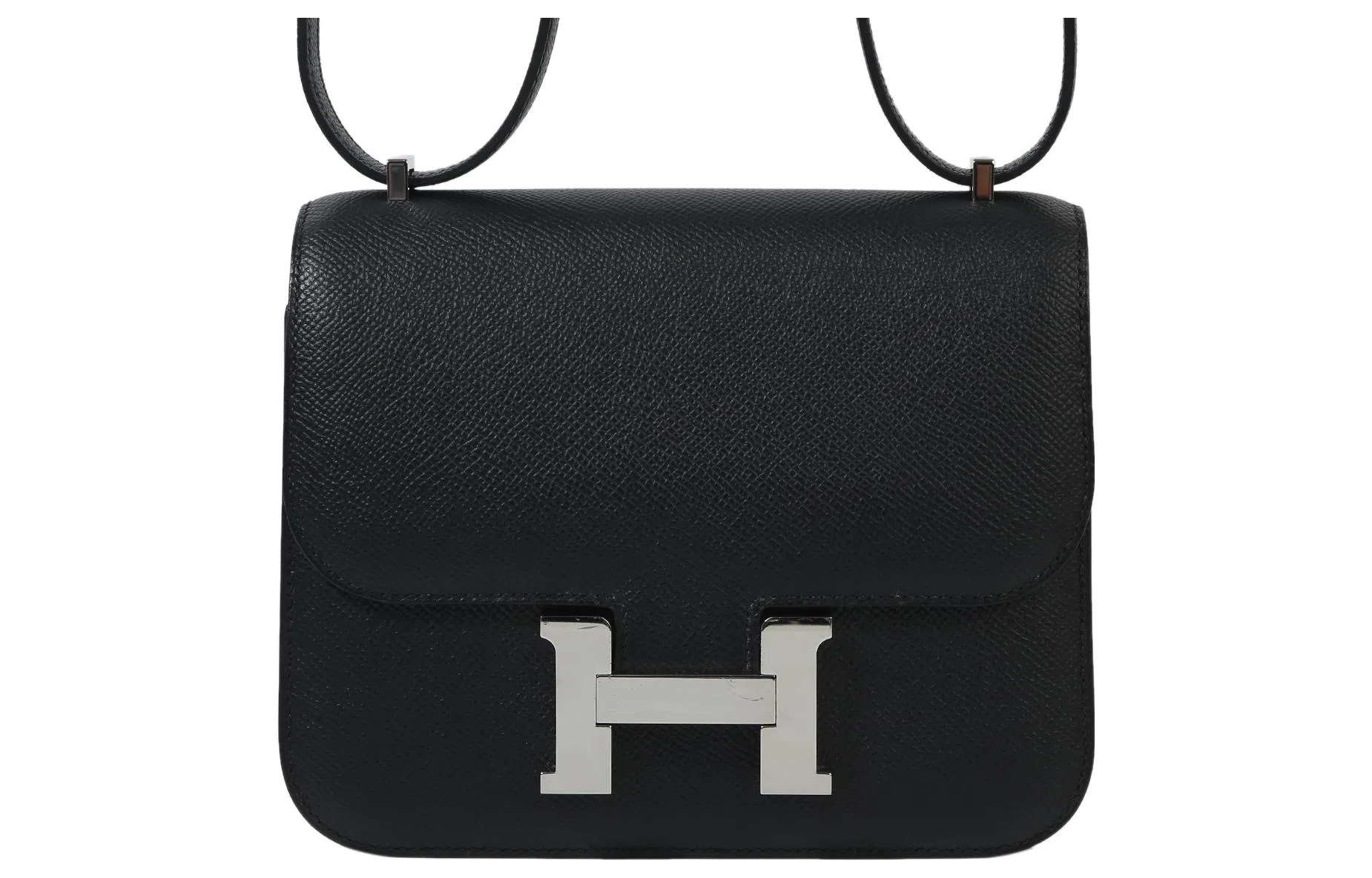 HERMES Constance 19 Epsom Noir