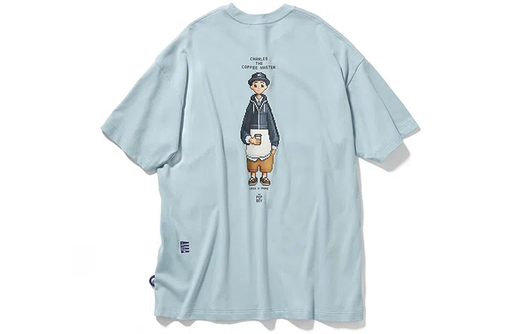 nautica white sail x MR.POPBOY SS23 Logo T